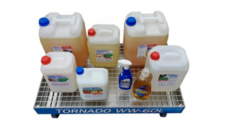 Le chariot mobile pour les produits chimiques 