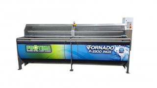 Bac de trempage pour tapis Tornado P-3300 Inox