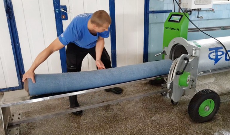 Chariot à tapis Tornado 40-200 INOX