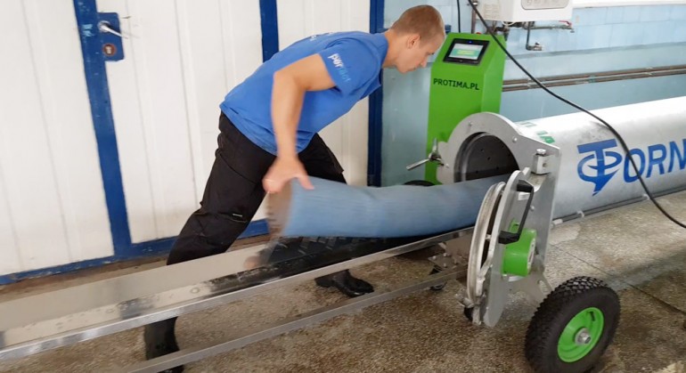 Chariot à tapis Tornado 40-200 INOX