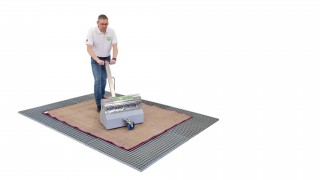 Machine manuelle à dépoussiérer les tapis Tornado T-600 INOX 230V