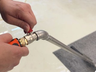 Raclette pour laver Power ZB-500 INOX avec fonction de rinçage